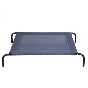 Costway Large Dog Cat Bed Elevated Pet Cot Camping Steel Frame Mat - 1 of 4