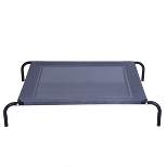 Costway Large Dog Cat Bed Elevated Pet Cot Camping Steel Frame Mat