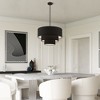 Livex Lighting Bainbridge 4 - Light Pendant in  Black - 3 of 4