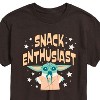 Men's - Star Wars - The Mandalorian Snack Enthusiast Grogu Short Sleeve Graphic T-Shirt - 2 of 4