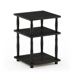 Furinno Turn-N-Tube Easy Assembly Multipurpose Shelf with Classic Tubes, French Oak Grey/Black - 1 of 1