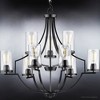 Urban Ambiance Luxury Contemporary Chandelier 29''H x 32''W,  Midnight Black Finish,  Mesa Collection, UHP4371 - 4 of 4