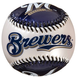 MLB Milwaukee Brewers Soft Strike Baseball - 1 of 2