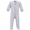 Hudson Baby Infant Boys Premium Quilted Zipper Sleep and Play 2pk, Royal Safari - 3 of 3