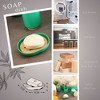 Evideco French Home Goods Versatile Soap Dish with Bamboo Tray - Bathroom Organizer for Stylish and Functional Storage - 3 of 4