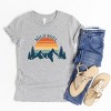 The Juniper Shop Wild Soul Colorful Youth Short Sleeve Tee - S - Heather Grey - 4 of 4