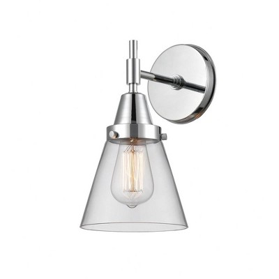 Cone - 1 Light Wall Sconce-11 Inches Tall and 6.25 Inches Wide