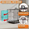 BestMassage 24/30/36/42/48 Inch Dog Crate Dog Cage Dog Kennel with Double Door Removable Tray & Handle Indoor Outdoor Pet Crate - 4 of 4