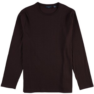 Perry Ellis Mens Regular Fit Ribbed Basic T-Shirt - 1 of 2