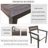 Acacia Wood Outdoor Dining Table And Chairs Suitable For Patio, Balcony Or Backyard - 4 of 4