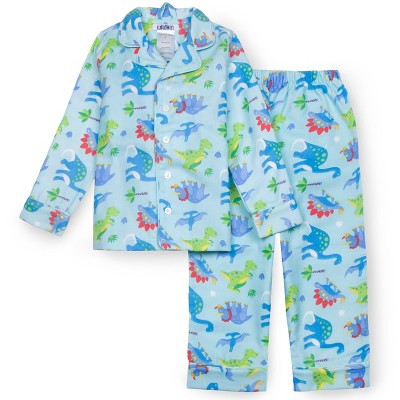 Wildkin Dinosaur Land Flannel Pajama Set : Target