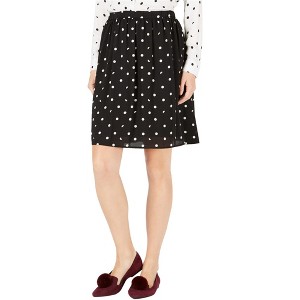maison Jules Womens Polka Dot Midi Skirt - 1 of 1