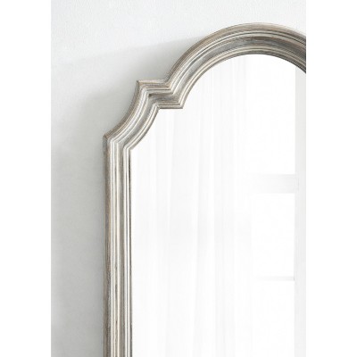 Fairbourne Coastal Distressed White Full-Length Wall Mirror