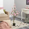 Nearly Natural 4-ft Cherry Blossom Artificial Plant - 4 of 4