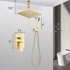 LOVMOR 12"Ceiling Mounted Shower System Combo Set with Handheld and 12"Shower head,Chrome - 4 of 4
