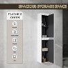 Sapphtopaz Bathroom Cabinet with Float Mounting Design,Bathroom Storage Cabinet with Soft Close Doors,Over The Toilet Storage Cabinet - 4 of 4