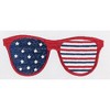 C&F Home 10" x 10" Patriotic "All American" Sunglasses Small/Petite Embroidered Accent Throw Pillow - 2 of 3