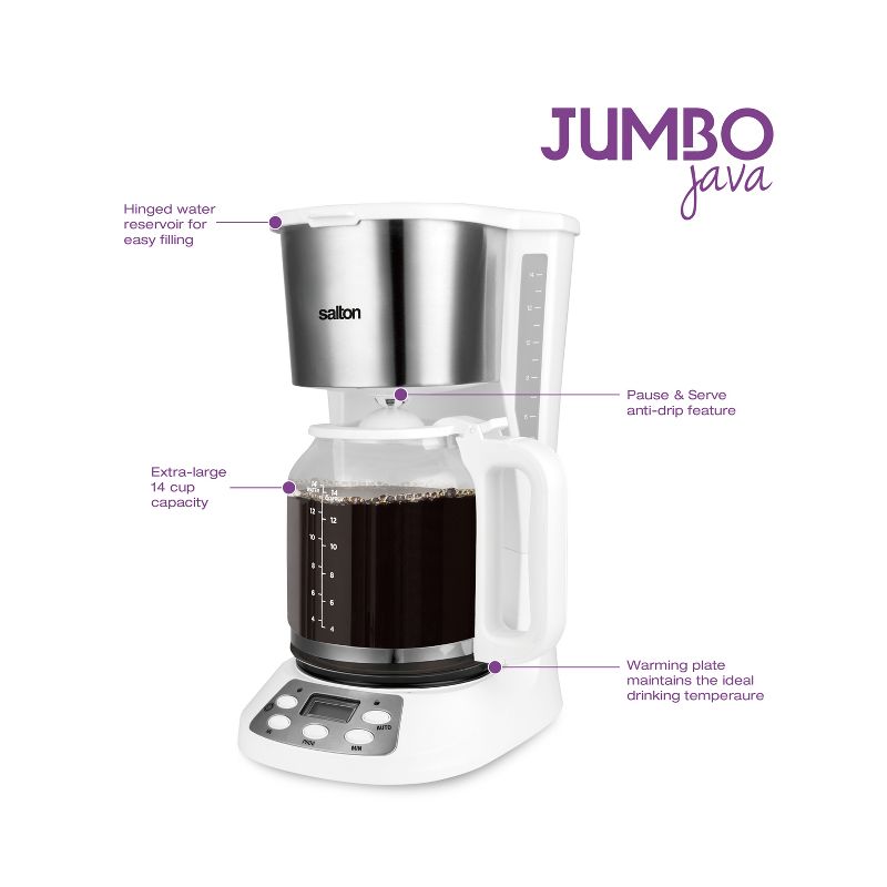Salton Jumbo Java Coffee Maker 112oz, 2 of 8