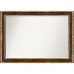Amanti Art Ridge Non-Beveled Framed Bathroom Vanity Wall Mirror - 1 of 4