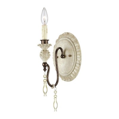 Millennium Lighting Denise 1 - Light Sconce in  Antique White/Bronze