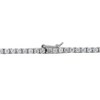 EVERLY JEWELRY | Sterling Silver 32 1/3 CT TGW Cubic Zirconia Tennis Necklace, 34-inch - 4 of 4