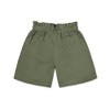 Hope & Henry Girls' Pull-On Cinched Waist Linen Short, Infant - 3 of 4