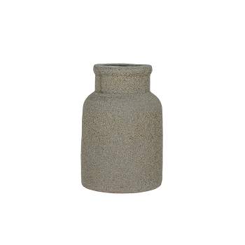 Distressed Gray Terracotta Bud Vase by Foreside Home & Garden