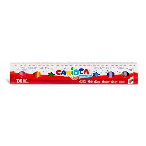 CARIOCA Joy Fine Tip Felt Tip Washable Pens 1 Meter - 100 Pieces - 1 of 4