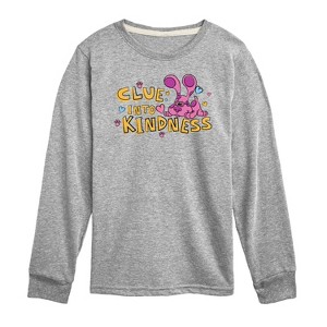 Boys' - Blue's Clues & You! - Clue into Kindness Long Sleeve Graphic T-Shirt - 1 of 3