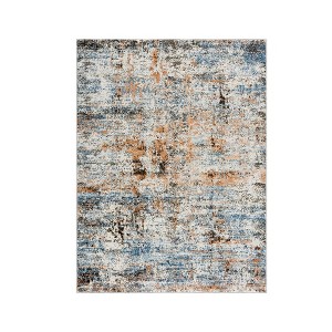 NAYSAYE Abstract 7' x 5' Area Rug Modern Soft Durable Machine Woven Easy Care Cozy Accent for Living Room Bedroom, Multi - 1 of 4