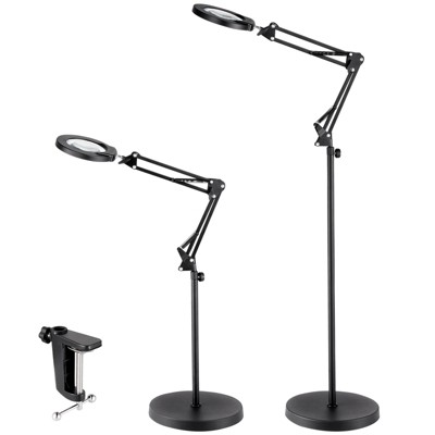 VEVOR Magnifying Floor Lamp, 5X Standing Magnifying Glass with Light