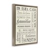 Stupell Industries En Esta Casa Familia Black Floater Framed Canvas Wall Art - 3 of 4