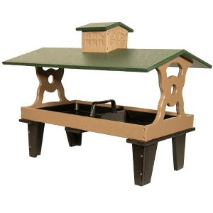 JCS Wildlife Double Colossal Ground Fly Thru Bird Feeder - Our Largest Bird Feeder Yet! - 1 of 4