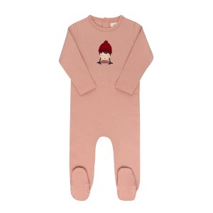 Ely's & Co. - Baby French Terry Footie - Autumn Kids Collection - 1 of 2