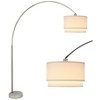 81"H DOUBLE SHADE MARBLE BASE FLOOR LAMP (3.65/43.20) - 4 of 4