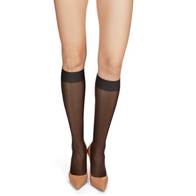 Memoi Women's Light Support Sheer Knee Highs - image 2