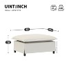 33"x27.5" Ottoman Module for Modular Sectional Sofa, Wide Seat, Chenille - 2 of 4