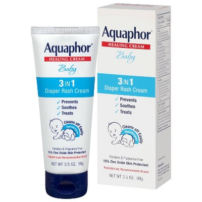 Aquaphor Baby 3-in-1 Diaper Rash Cream 