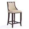 Set of 3 Emperor Upholstered Beech Wood Barstools - Manhattan Comfort - image 3 of 4