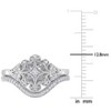 EVERLY JEWELRY | Sterling Silver 1/5 CT TW Diamond Bridal Ring Set - 4 of 4