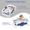 Napei Collapsible Baby Bathtub for Infants and Toddlers with Bath Net and Thermometer - 4 of 4