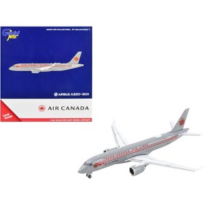 Airbus A220-300 Commercial Aircraft "Trans-Canada Air Lines" Gray with Red Stripes 1/400 Diecast Model Airplane by GeminiJets - 1 of 3