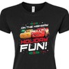 Women's - Disney - On The Highway To Holiday Fun Fitted Graphic T-Shirt - 2 of 3