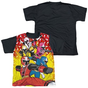 Boys' Power Rangers Go Go Ninja Steel Short Sleeve Costume T-Shirt - 1 of 4