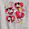 Boys' - Disney - Heart Grid Graphic Long Sleeve Fleece Sweatshirt - 2 of 4