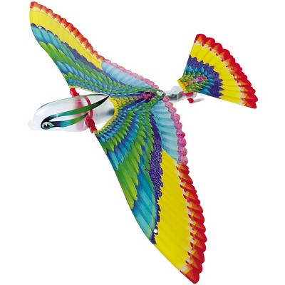 Schylling Tim Bird 8" Mechanical Flying Toy, Green