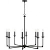 Capital Lighting Clint 8 - Light Chandelier in  Black Iron - 3 of 4