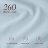 260 Thread Count Organic Cotton Percale Bed Sheet Set by Bare Home - 4 of 4