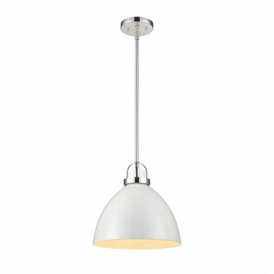 Elk Home Somerville 1 - Light Pendant in  Gloss White