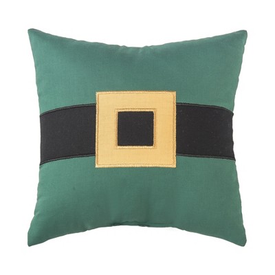 C&F Home 10" x 10" St. Patrick's Day Belt Embroidered  Small/Petite Accent Pillow